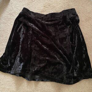 Topshop Velvet Skirt